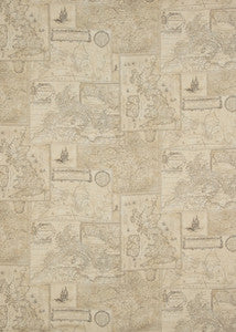 Mulberry Fabric Bohemian Travels Linen Sand