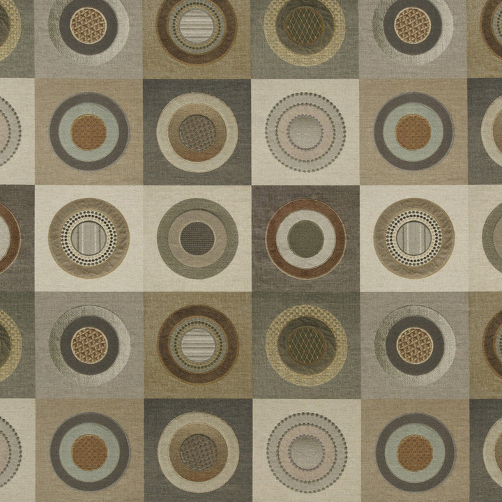 Dress Circle Linen Warm Grey by Mulberry Designer Fabric FESTIVAL COTTON - 46%;VISCOSE - 36%;LINEN - 18% Italy Horizontal: 27.974 and Vertical: 27.58 55.948 - Swanky Fabrics -