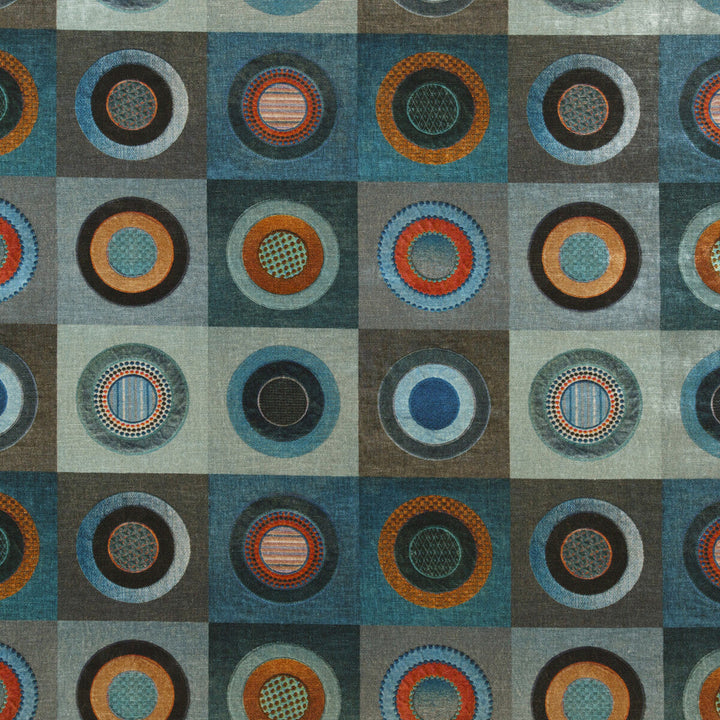 Dress Circle Velvet Teal by Mulberry Fabric Mulberry Fabric Dress Circle Velvet TealFabric FESTIVAL VISCOSE - 55%;COTTON - 45% Italy </p><p>Repeat: H: 27.186, V: 26.398 53.978 - Fabric Carolina -