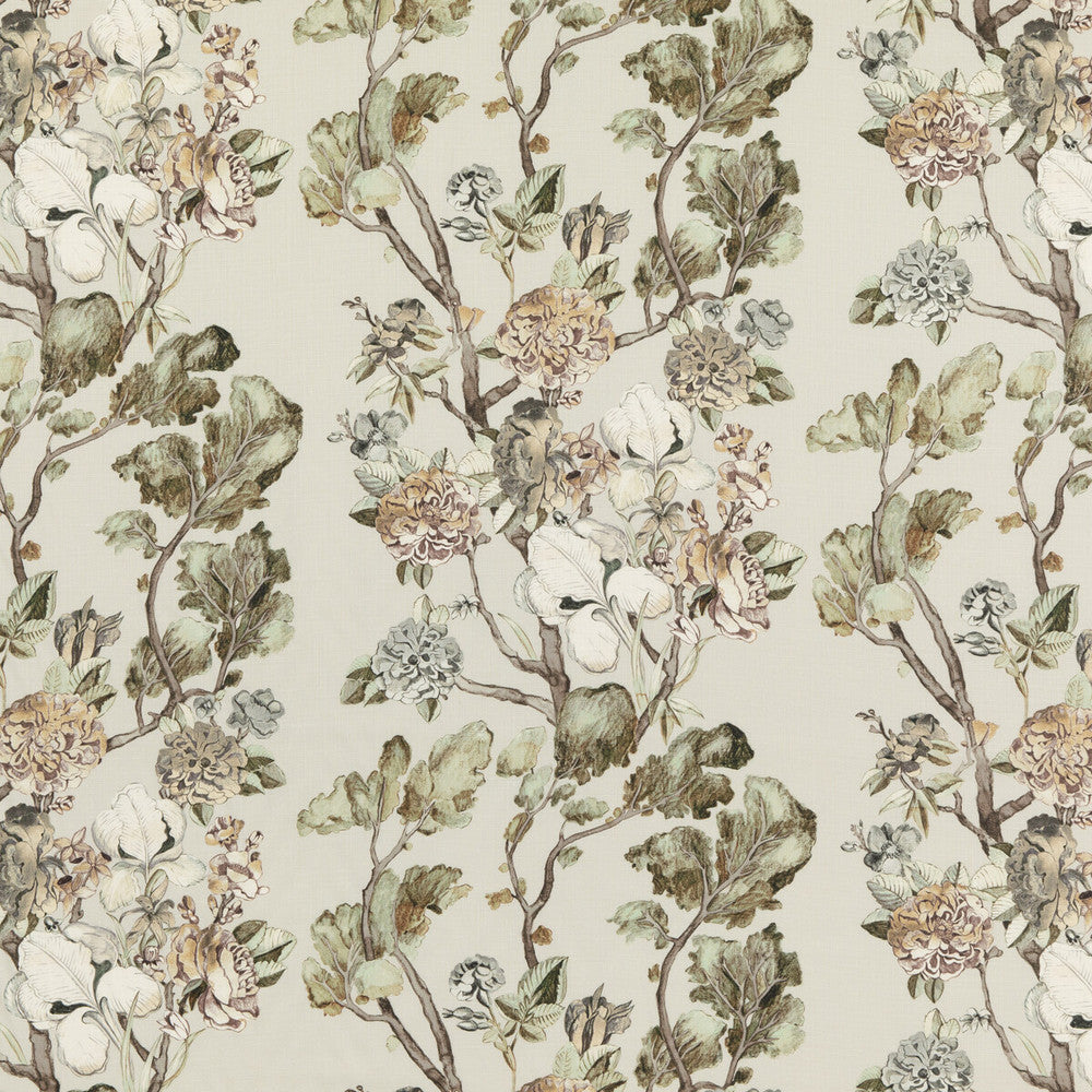 Wild Side Sage by Mulberry Designer Fabric MODERN COUNTRY II LINEN - 100% Austria - Horizontal: 18.912 and Vertical: 29.55 56.736 - Swanky Fabrics -
