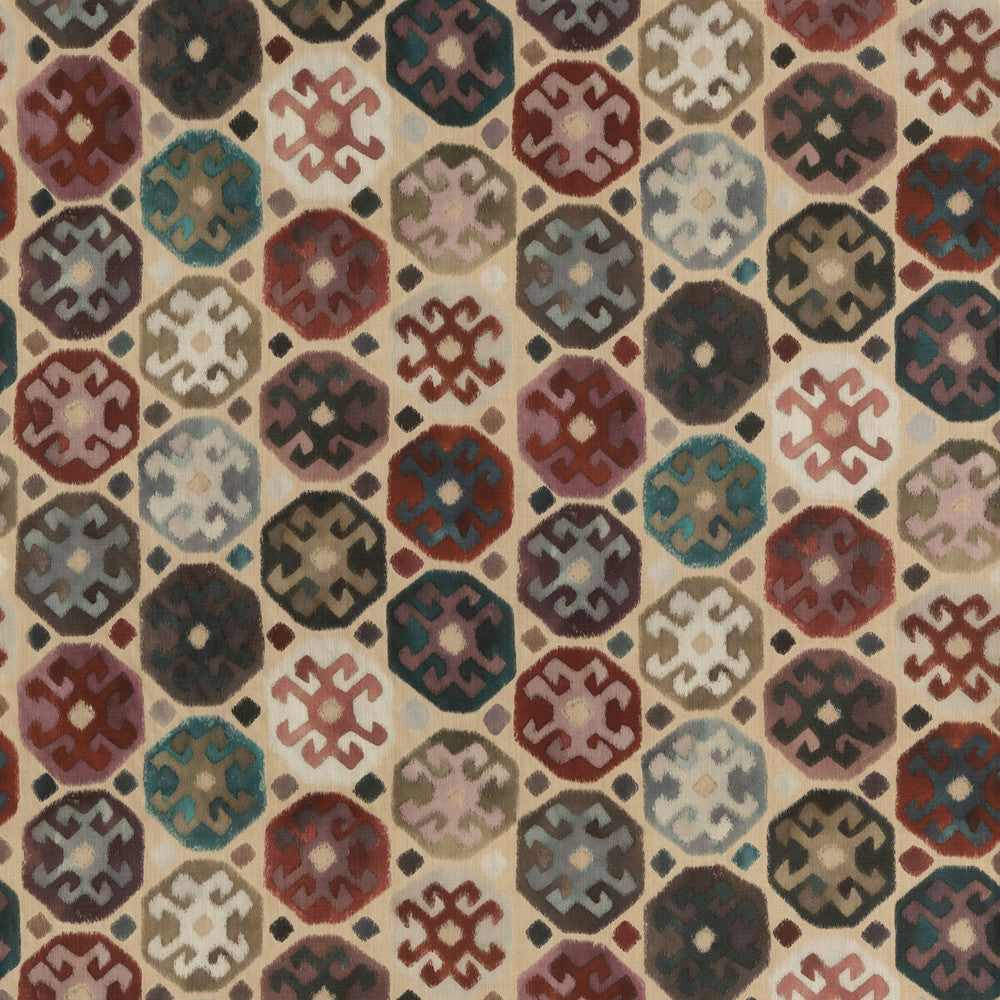 Curiosity Plum by Mulberry Designer Fabric MODERN COUNTRY I LINEN - 100% Austria Horizontal: 29.156 and Vertical: 33.884 58.312 - Swanky Fabrics -