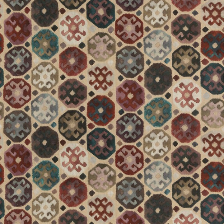 Curiosity Plum by Mulberry Designer Fabric MODERN COUNTRY I LINEN - 100% Austria Horizontal: 29.156 and Vertical: 33.884 58.312 - Swanky Fabrics -
