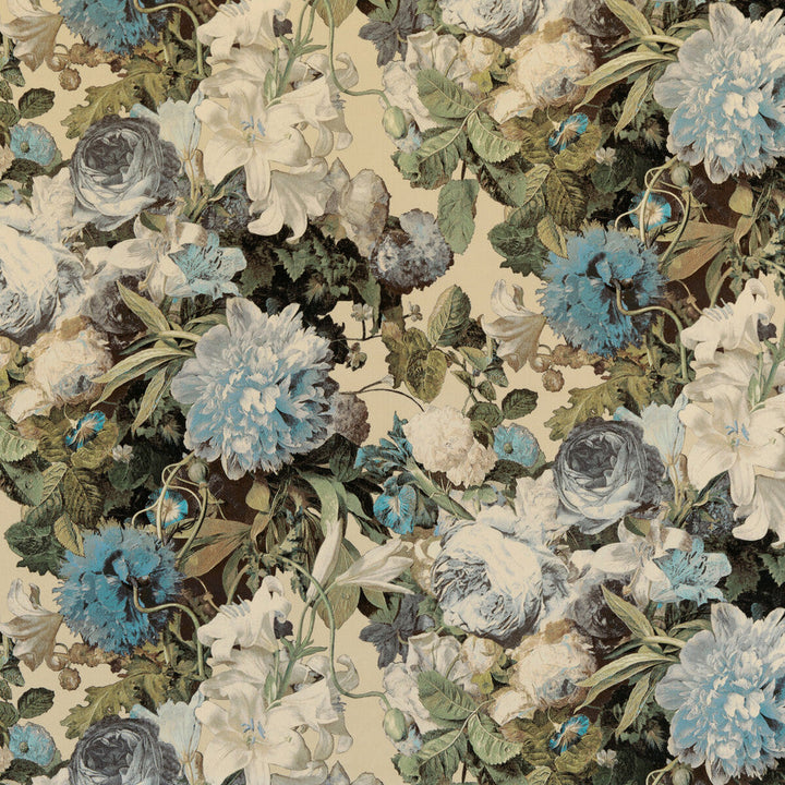 Floral Pompadour Velvet Sage by Mulberry Fabric Mulberry Fabric Floral Pompadour Velvet SageFabric MODERN COUNTRY VELVETS COTTON - 88%;POLYESTER - 12% Austria </p><p>Repeat: H: 52.796, V: 33.096 52.796 - Fabric Carolina -