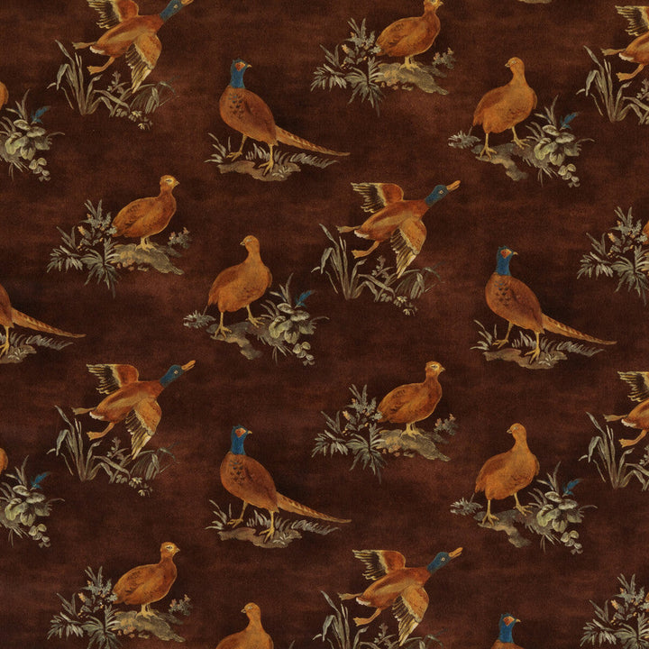 Game Show Spice by Mulberry Designer Fabric MODERN COUNTRY VELVETS COTTON - 88%;POLYESTER - 12% Austria HEAVY Horizontal: 26.398 and Vertical: 18.124 52.796 - Swanky Fabrics -