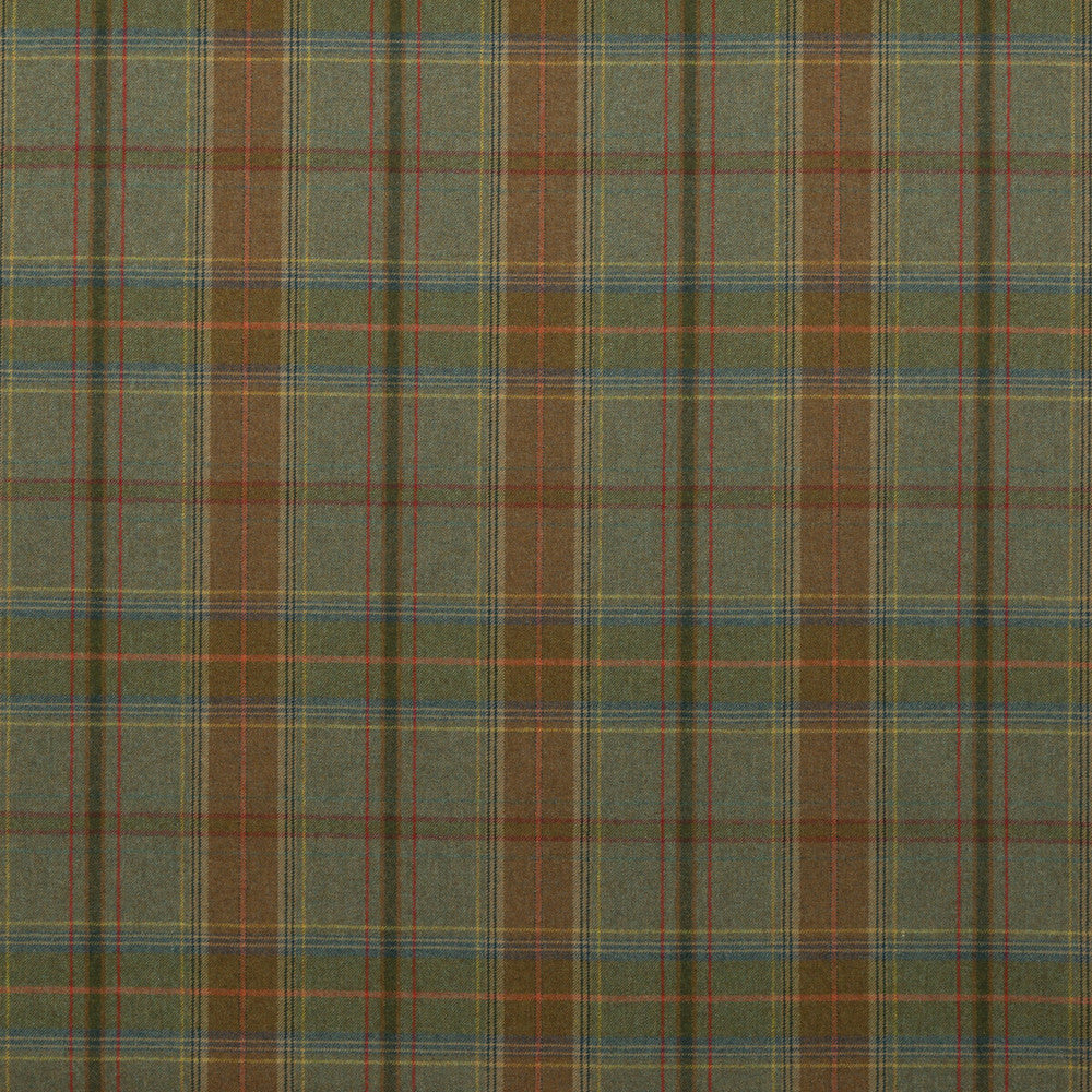 Shetland Plaid Lovat by Mulberry Designer Fabric MULBERRY WOOLS WOOL - 100% United Kingdom LIGHT Horizontal: and Vertical: 13.79 59.1 - Swanky Fabrics -