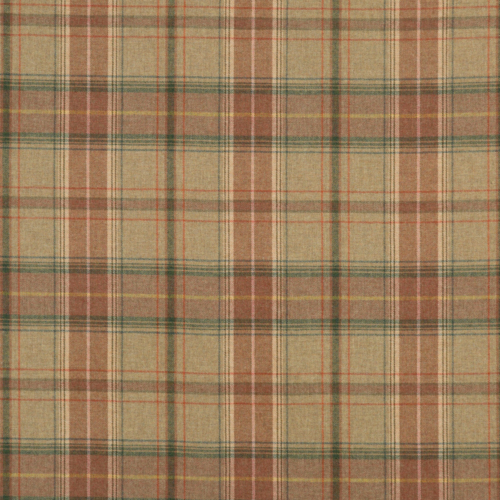 Shetland Plaid Quartz by Mulberry Designer Fabric BOHEMIAN ROMANCE WOOL - 100% United Kingdom LIGHT Horizontal: and Vertical: 13.79 59.1 - Swanky Fabrics -