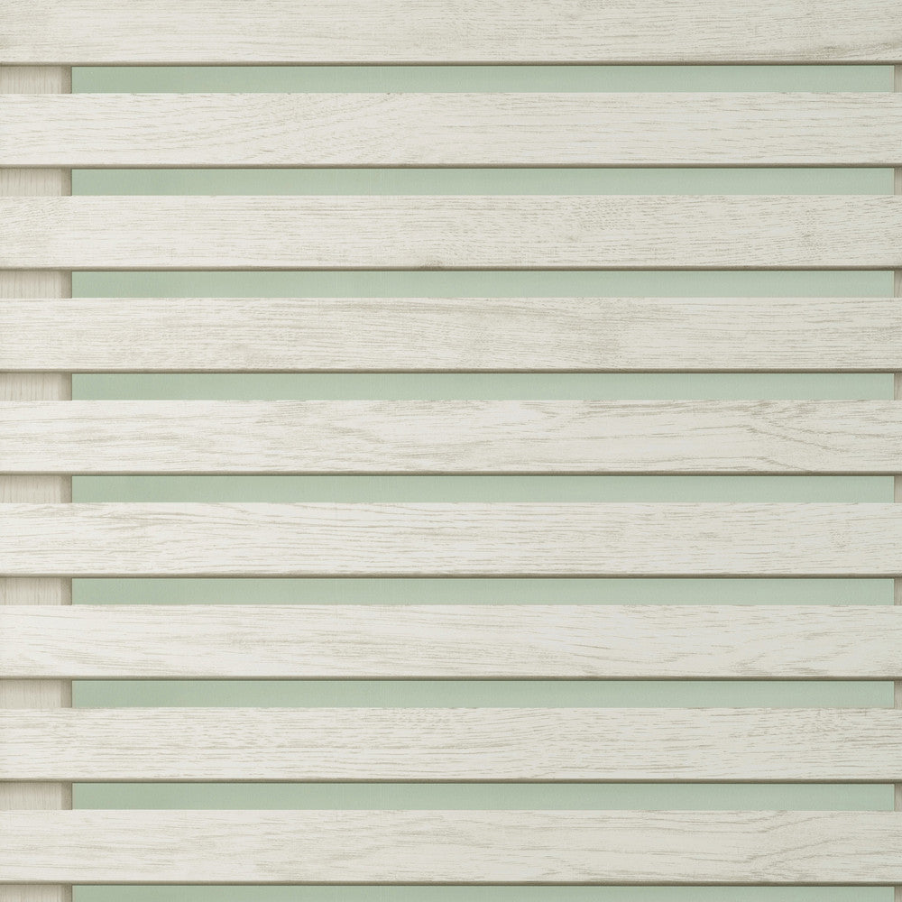 Marlow Sage Wood Slats Wallpaper by Fine Decor Designer Medley Covers about 56.4 square feet 20.5-in by 33-ft long roll Unpasted 20.9 - Swanky Fabrics -