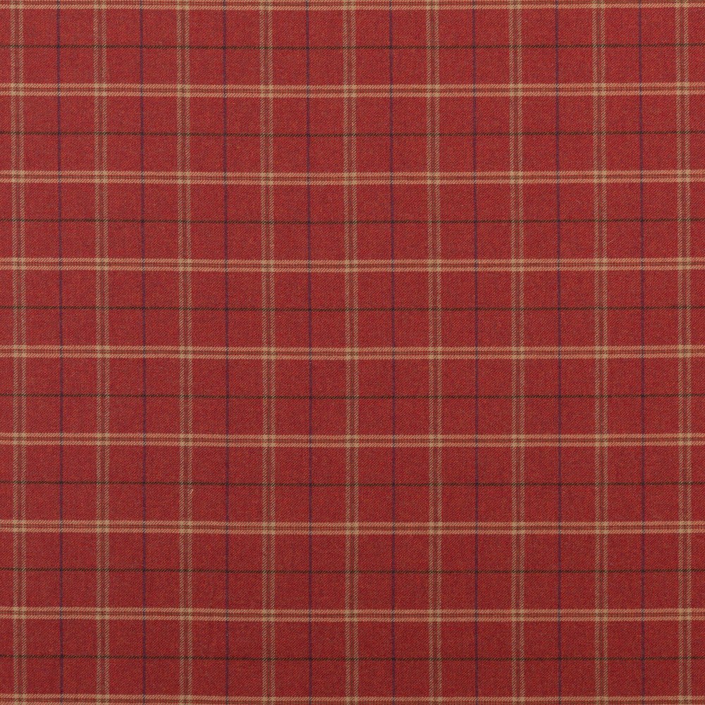 Islay Red by Mulberry Designer Fabric BOHEMIAN ROMANCE MERINO WOOL - 50%;WOOL - 50% United Kingdom Horizontal: 4.728 and Vertical: 4.728 59.1 - Swanky Fabrics -