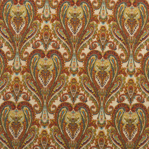 Mulberry Fabric Bohemian Paisley Multi