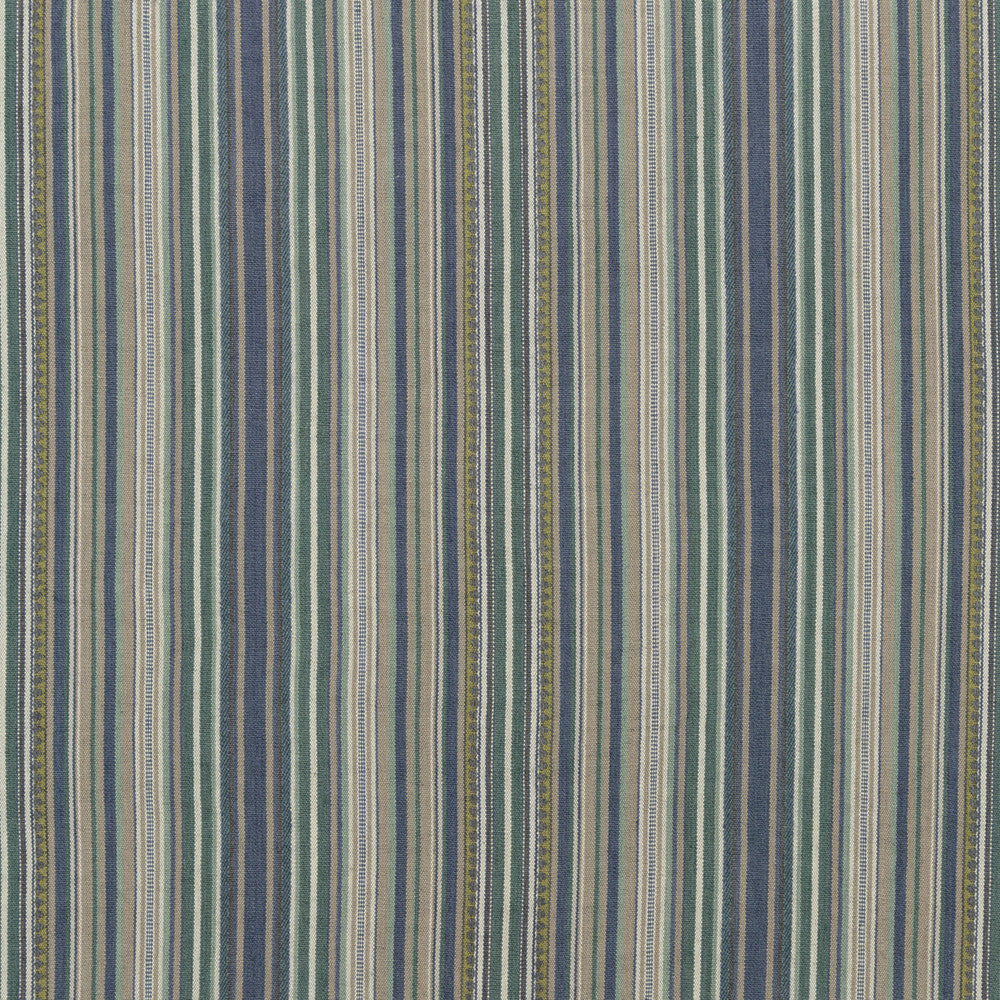 Tapton Stripe Teal/Indigo by Mulberry Fabric Mulberry Fabric Tapton Stripe Teal/IndigoFabric FESTIVAL COTTON - 53%;JUTE - 47% India </p><p>Repeat: H: 17.73, V: 53.978 - Fabric Carolina -
