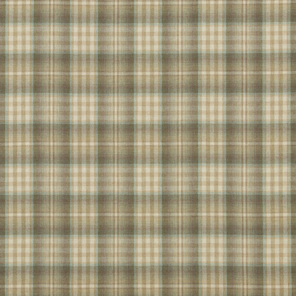 Nevis Sage/Aqua by Mulberry Designer Fabric FESTIVAL WOOL - 100% United Kingdom HEAVY Horizontal: 9.85 and Vertical: 11.032 59.1 - Swanky Fabrics -