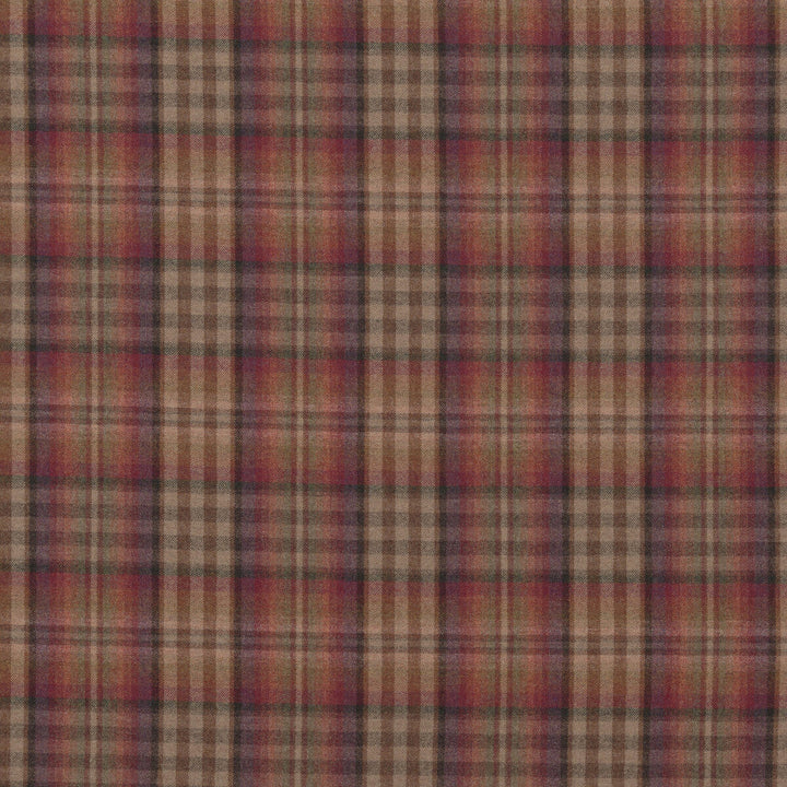 Nevis Russet/Mauve by Mulberry Designer Fabric FESTIVAL WOOL - 100% United Kingdom HEAVY Horizontal: 9.85 and Vertical: 11.032 59.1 - Swanky Fabrics -
