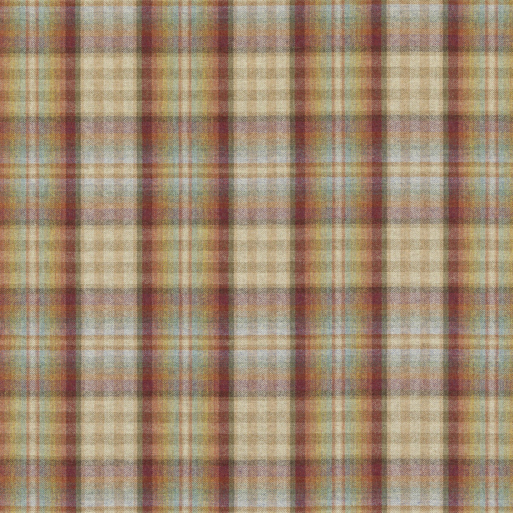 Nevis Red/ Stone by Mulberry Fabric Mulberry Fabric Nevis Red/ StoneFabric MULBERRY WOOLS IV WOOL - 100% United Kingdom </p><p>Repeat: H: 9.85, V: 11.032 59.1 - Fabric Carolina -