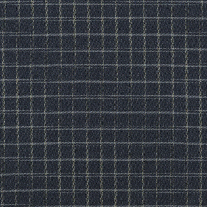 Bute Indigo by Mulberry Designer Fabric FESTIVAL WOOL - 100% United Kingdom HEAVY Horizontal: 2.758 and Vertical: 2.955 57.918 - Swanky Fabrics -