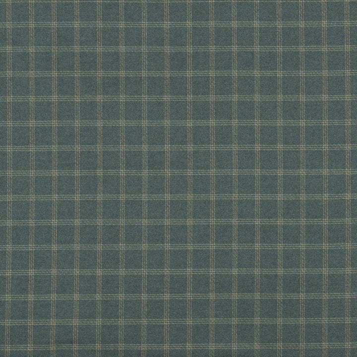 Bute Teal by Mulberry Designer Fabric FESTIVAL WOOL - 100% United Kingdom HEAVY Horizontal: 2.758 and Vertical: 2.955 57.918 - Swanky Fabrics -