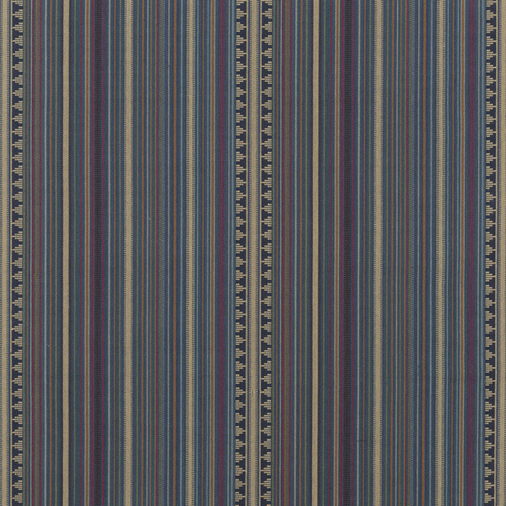 Pageant Stripe Teal by Mulberry Designer Fabric FESTIVAL COTTON - 100% India MEDIUM Horizontal: 17.139 and Vertical: 0.985 51.22 - Swanky Fabrics -