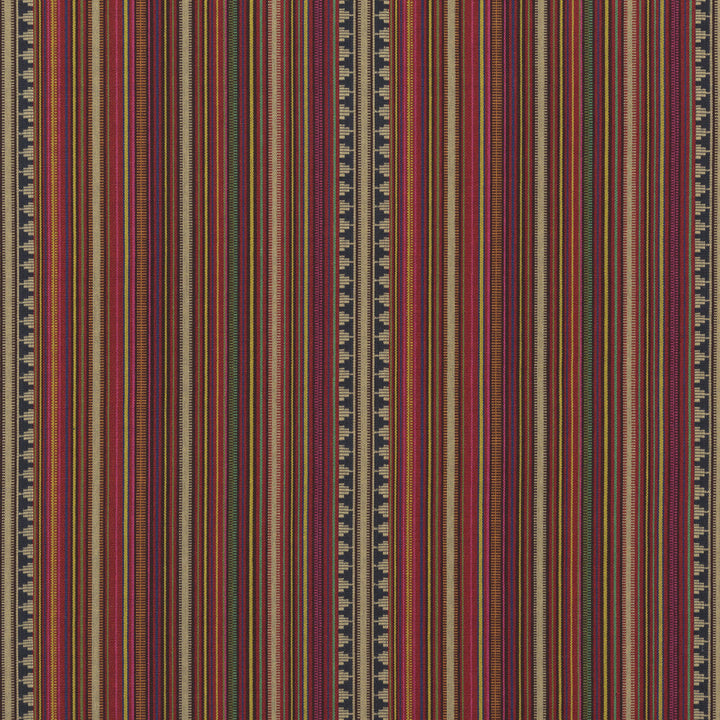 Pageant Stripe Multi by Mulberry Designer Fabric FESTIVAL COTTON - 100% India MEDIUM Horizontal: 17.139 and Vertical: 0.985 51.22 - Swanky Fabrics -