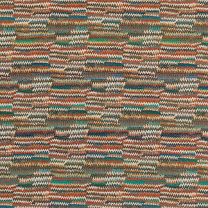 Mulberry Fabric Landscape Teal/Spice