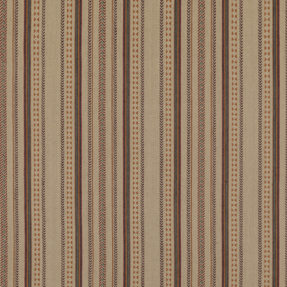 Racing Stripe Plum by Mulberry Designer Fabric MULBERRY STRIPES II COTTON - 68%;JUTE - 32% India Horizontal: 13.199 and Vertical: 52.796 - Swanky Fabrics -