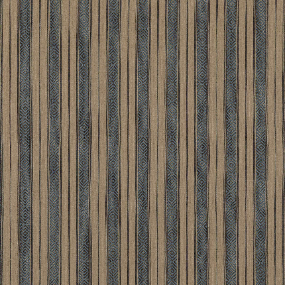 Cowdray Stripe Denim by Mulberry Fabric Mulberry Fabric Cowdray Stripe DenimFabric MULBERRY STRIPES II COTTON - 70%;JUTE - 30% India </p><p>Repeat: H: 3.94, V: 51.22 - Fabric Carolina -