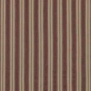 Mulberry Fabric Cowdray Stripe Plum