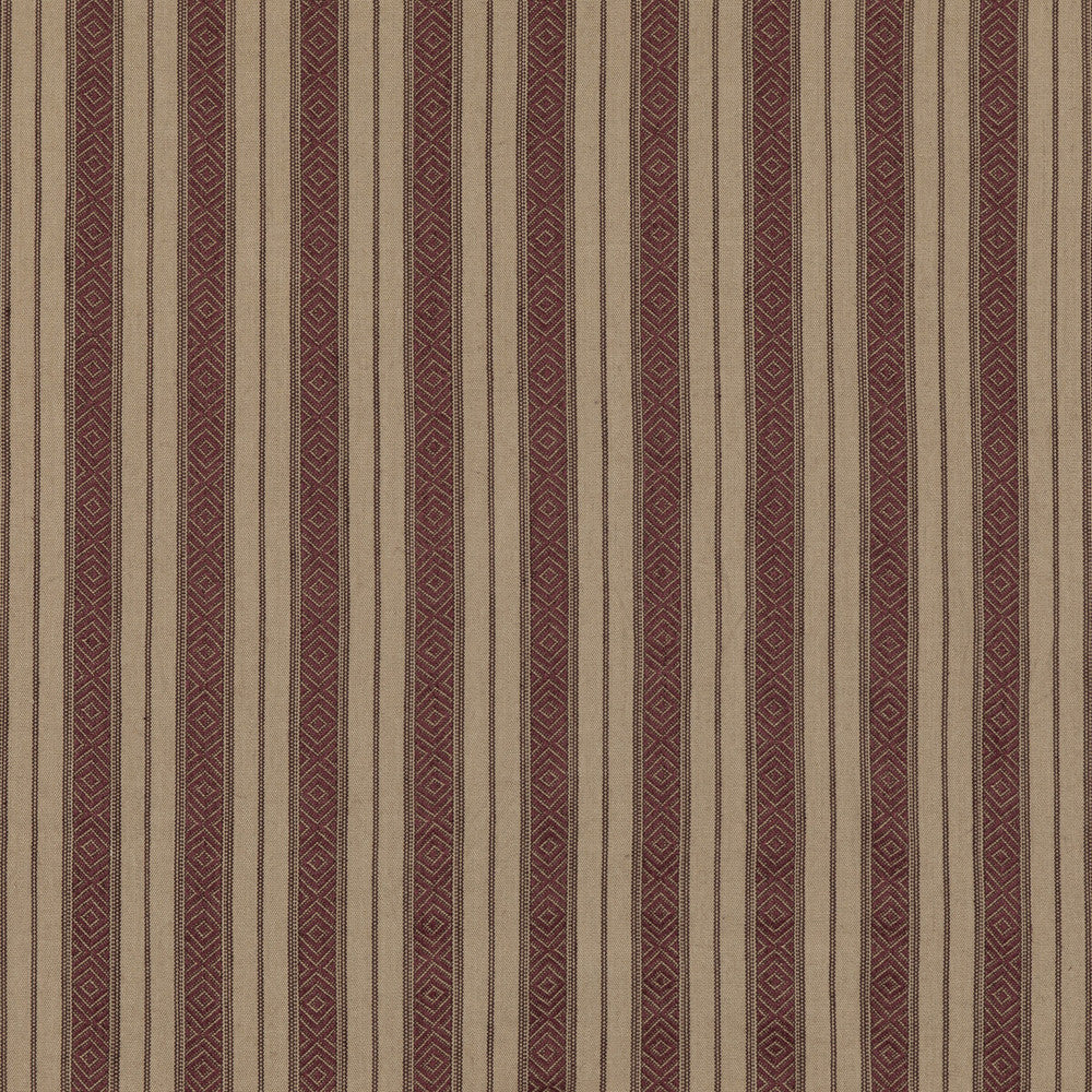 Cowdray Stripe Plum by Mulberry Fabric Mulberry Fabric Cowdray Stripe PlumFabric MULBERRY STRIPES II COTTON - 70%;JUTE - 30% India </p><p>Repeat: H: 3.94, V: 51.22 - Fabric Carolina -