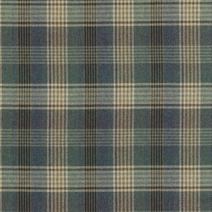 Braemar Blue by Mulberry Designer Fabric MULBERRY WOOLS IV WOOL - 100% United Kingdom MEDIUM Horizontal: 9.85 and Vertical: 12.214 59.1 - Swanky Fabrics -