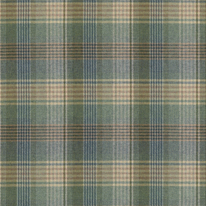 Braemar Teal by Mulberry Fabric Mulberry Fabric Braemar TealFabric MULBERRY WOOLS IV WOOL - 100% United Kingdom </p><p>Repeat: H: 9.85, V: 12.214 59.1 - Fabric Carolina -