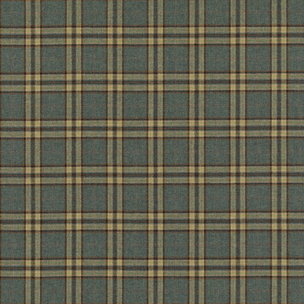 Ghillie Teal by Mulberry Designer Fabric MULBERRY WOOLS IV WOOL - 100% United Kingdom MEDIUM Horizontal: 4.4522 and Vertical: 4.728 57.918 - Swanky Fabrics -