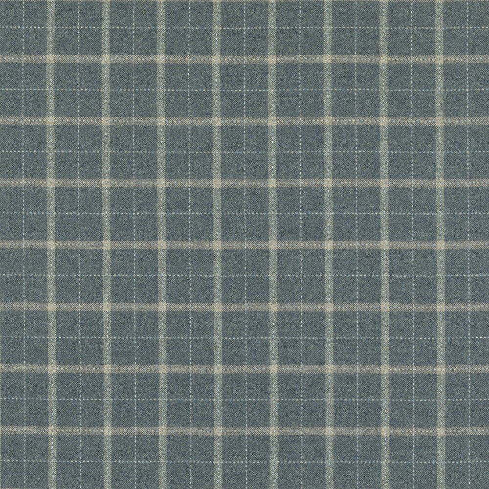 Bowmont Blue by Mulberry Designer Fabric MULBERRY WOOLS IV WOOL - 100% United Kingdom MEDIUM Horizontal: 3.546 and Vertical: 3.94 56.736 - Swanky Fabrics -