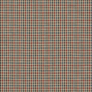 Mulberry Fabric Babington Check Red/Blue