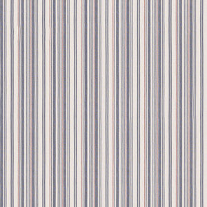 Mulberry Fabric Spinnaker Stripe Indigo/Red