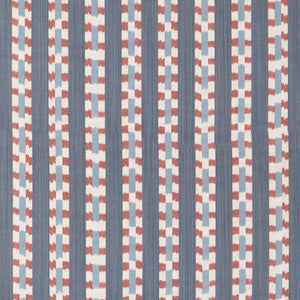 Mulberry Fabric Wayfarer Stripe Blue/Red