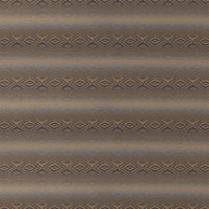 Mulberry Fabric Beaumaris - Granite/Blue