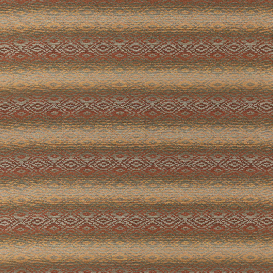 Mulberry Fabric Beaumaris - Russet/Gold
