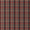 Mulberry Fabric Lindisfarne Plaid - Charcoal/Red
