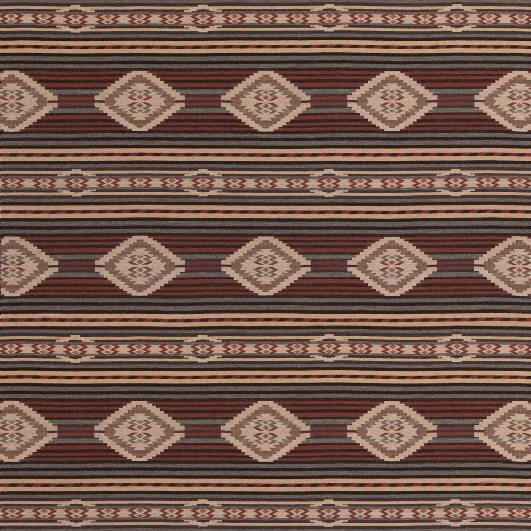 Mulberry Fabric Harlech - Charcoal/Red