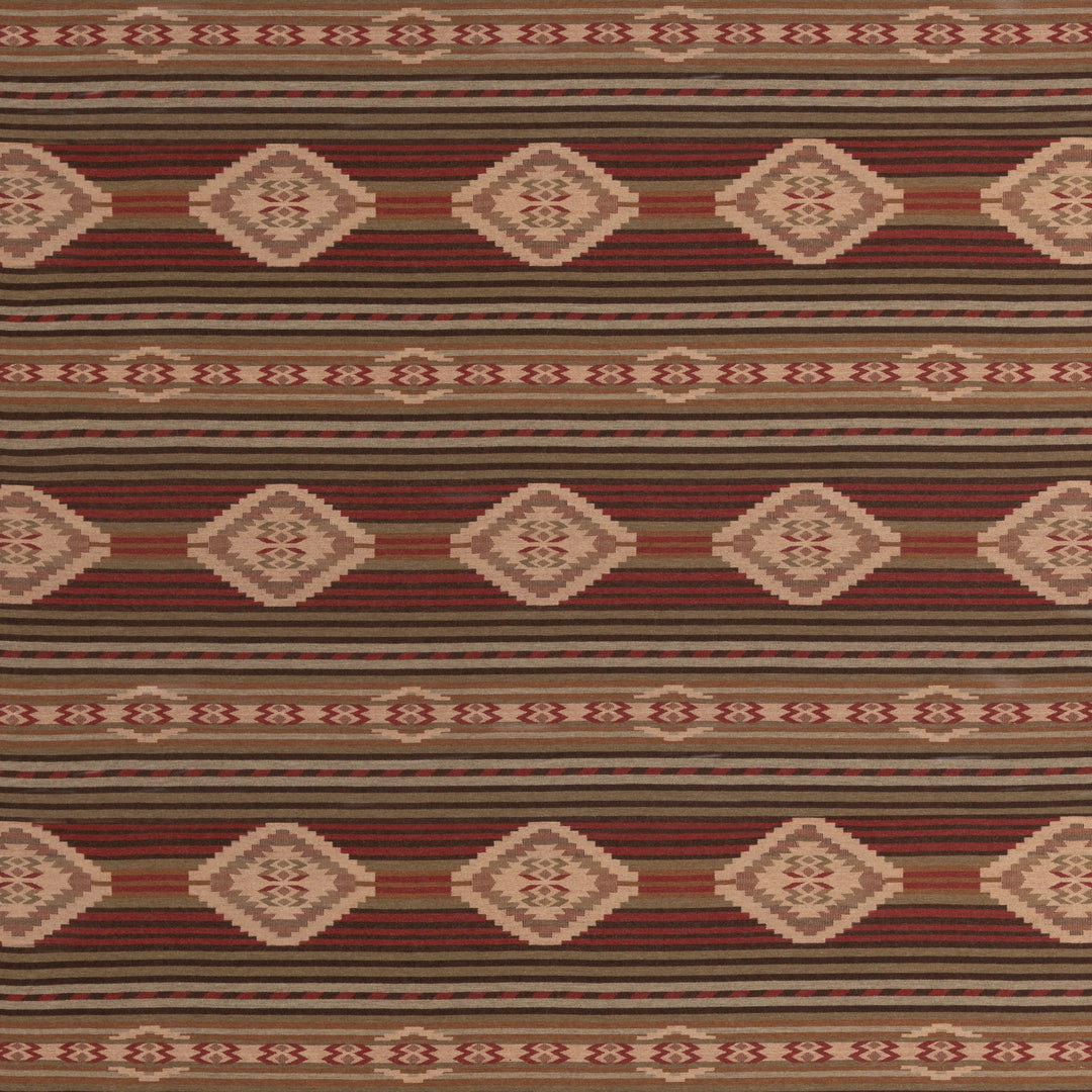 Mulberry Fabric Harlech - Red/Sage