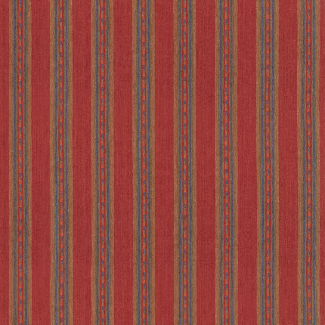 Mulberry Fabric Country Stripe - Red