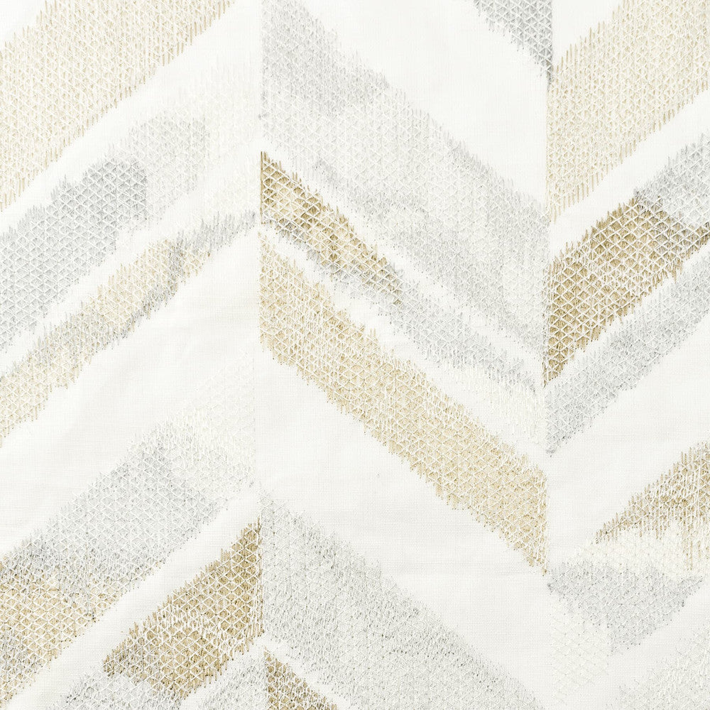 Fernbrook 3 Silver by Stout Designer Fabric COMFORTABLE LIVING DRIFTWOOD/GRANITE 60%POL 40%COT %BEMB INDIA </p><p>Repeat: 15 51 in - Swanky Fabrics -
