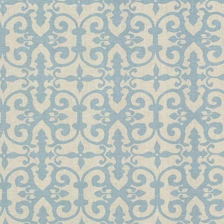 Ferne Park Blue FERN001 by Schumacher Designer Fabric VEERE GRENNEY I LINEN 100% UNITED KINGDOM MARTINDALE 18,000 </p><p>Repeat: Horizontal: 8" (20CM) and Vertical: 8" (20CM) 47 - Swanky Fabrics -