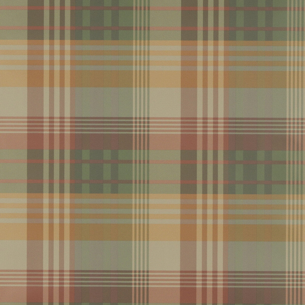 Mulberry Ancient Tartan Spice by Mulberry Designer Wallcovering BOHEMIAN ROMANCE PAPER - 100% United Kingdom Horizontal: and Vertical: 10.244 20.488 - Swanky Fabrics -