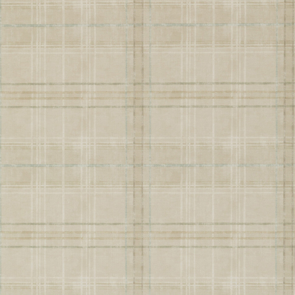 Shetland Plaid Stone by Mulberry Wallcovering Mulberry Wallcovering Shetland Plaid StoneWallcovering MODERN COUNTRY NON WOVEN - 100% United Kingdom </p><p>Repeat: H: 26.989, V: 12.608 26.989 - Fabric Carolina -
