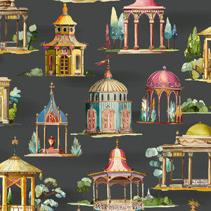 Mulberry Wallpaper Follies Ebony