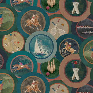 Mulberry Wallpaper Sporting Life Teal