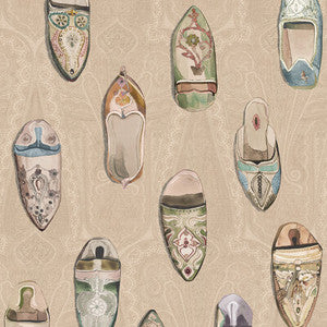 Mulberry Wallpaper Babouches Ivory