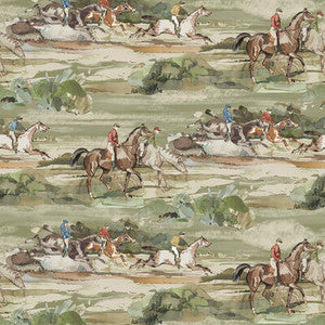 Mulberry Wallpaper Morning Gallop Antique