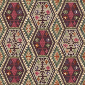 Mulberry Wallpaper Buckland Red/Plum