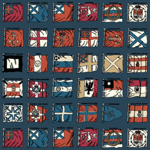 Mulberry Wallpaper Naval Ensigns Indigo/Red