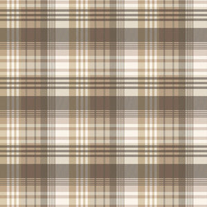 Mulberry Wallpaper Ancient Tartan Woodsmoke
